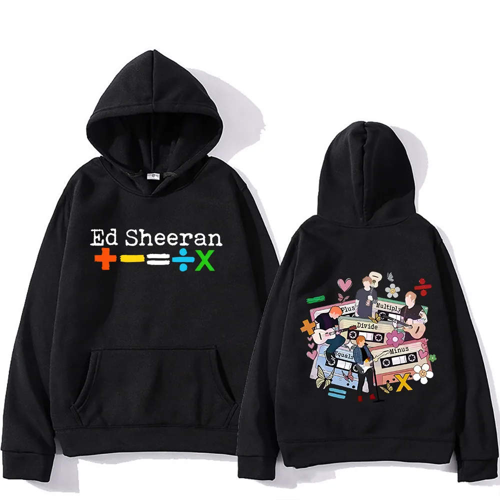 Winter Clothing Drawing - Ed Sheeran Tour 2024 Hooded Double-sided