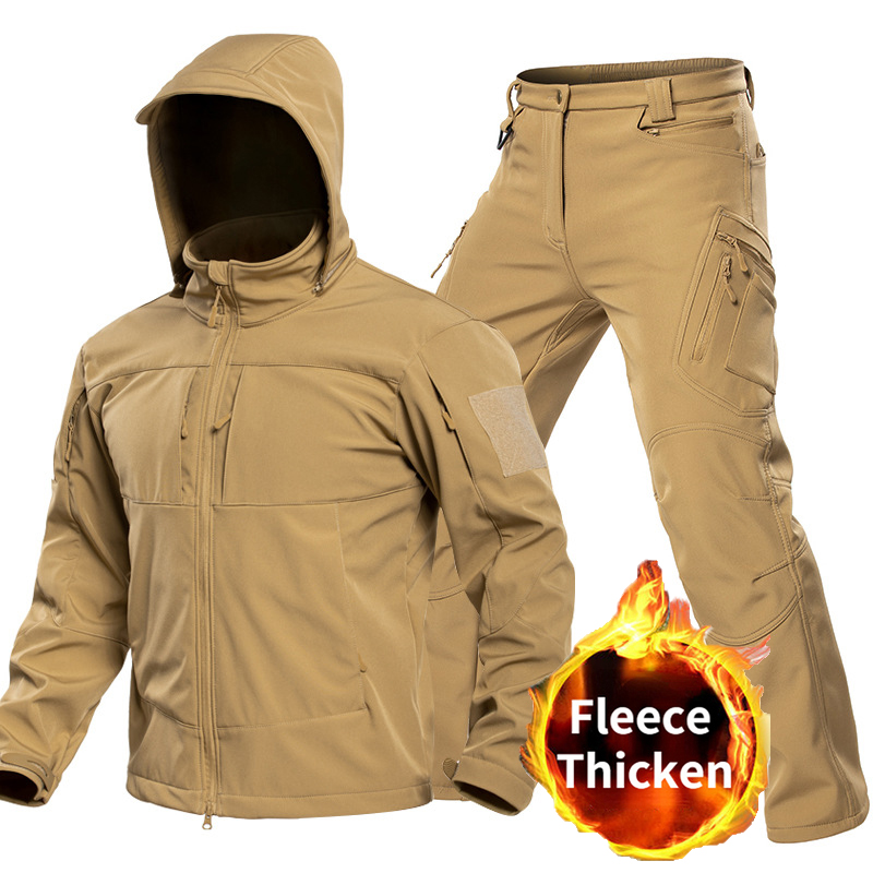 Winter Clothing Matching - Outdoor Tactical Softshell Suit for Men