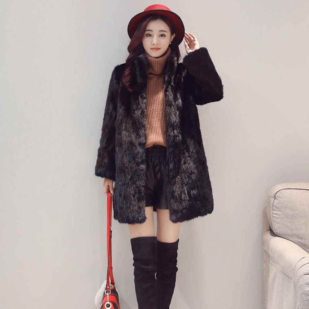 Quality Winter Clothing Jacket - Hot Sales Women Natural Mink Fur
