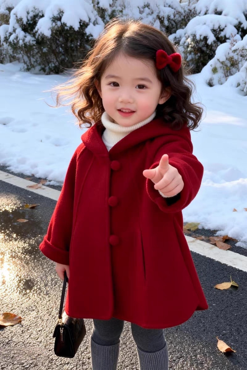 Girls Wool Coat Autumn Winter  - Winter Clothing Toddler review and price