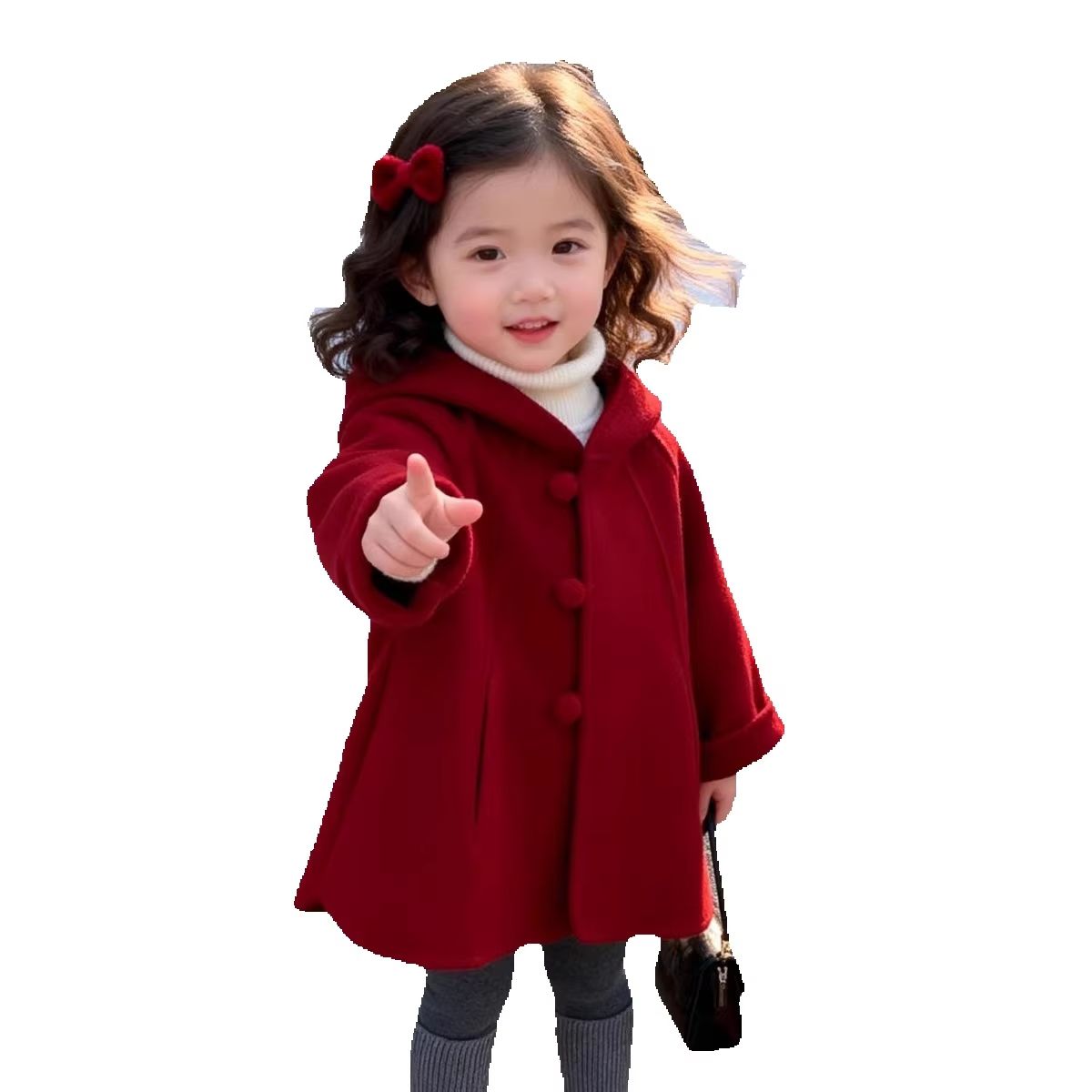 Girls Wool Coat Autumn Winter  - Winter Clothing Toddler review and price