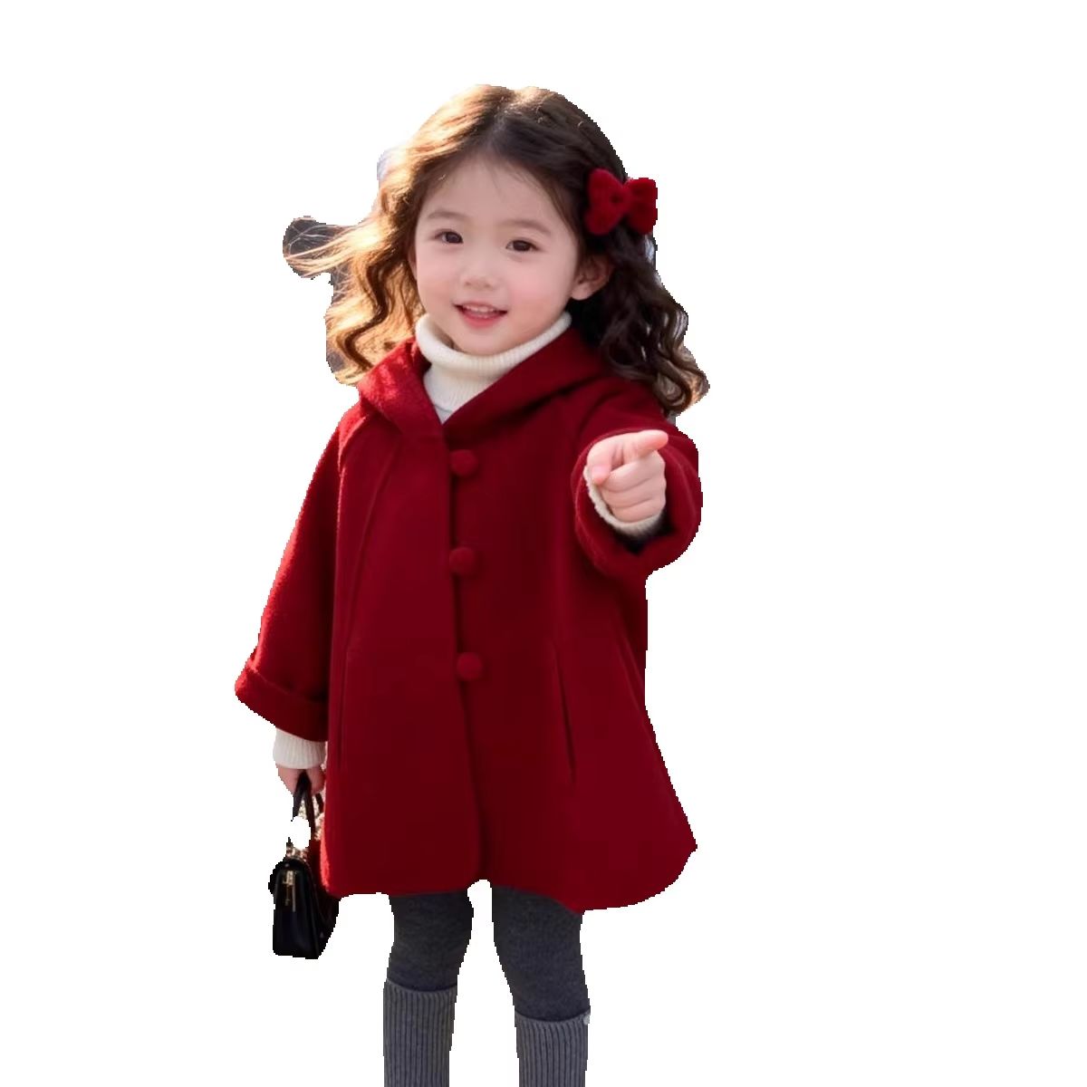 Girls Wool Coat Autumn Winter  - Winter Clothing Toddler review and price