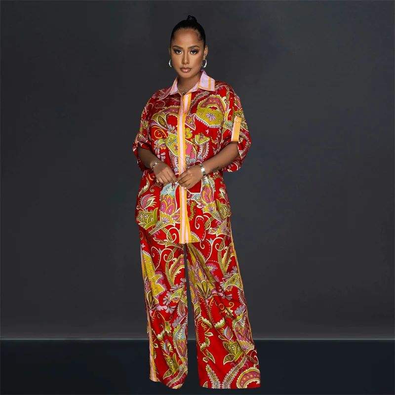Vintage Pattern Print 2 Piece  - Winter Clothing Matching review and price