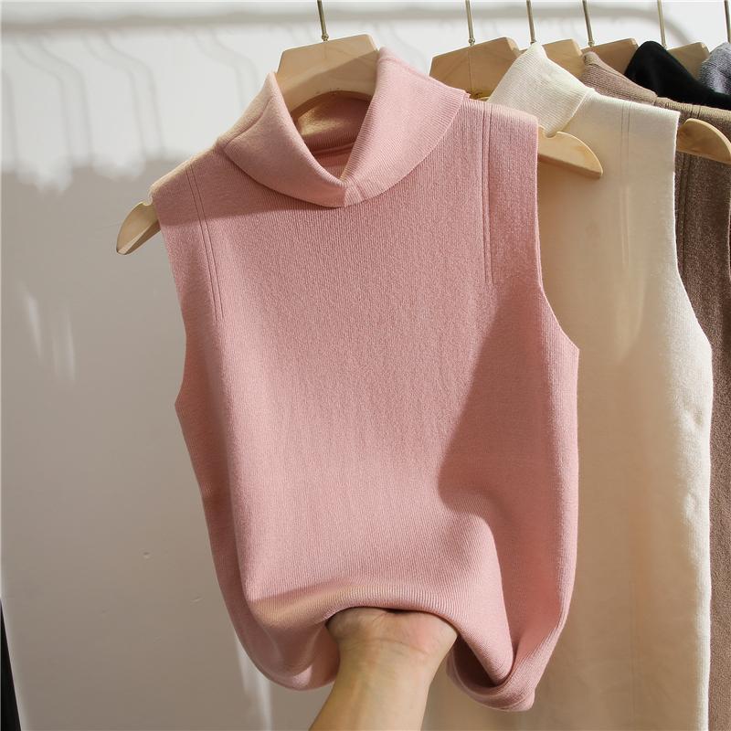 Turtleneck Sleeveless Slim Fit - Winter Clothing Essentials For Women review and price