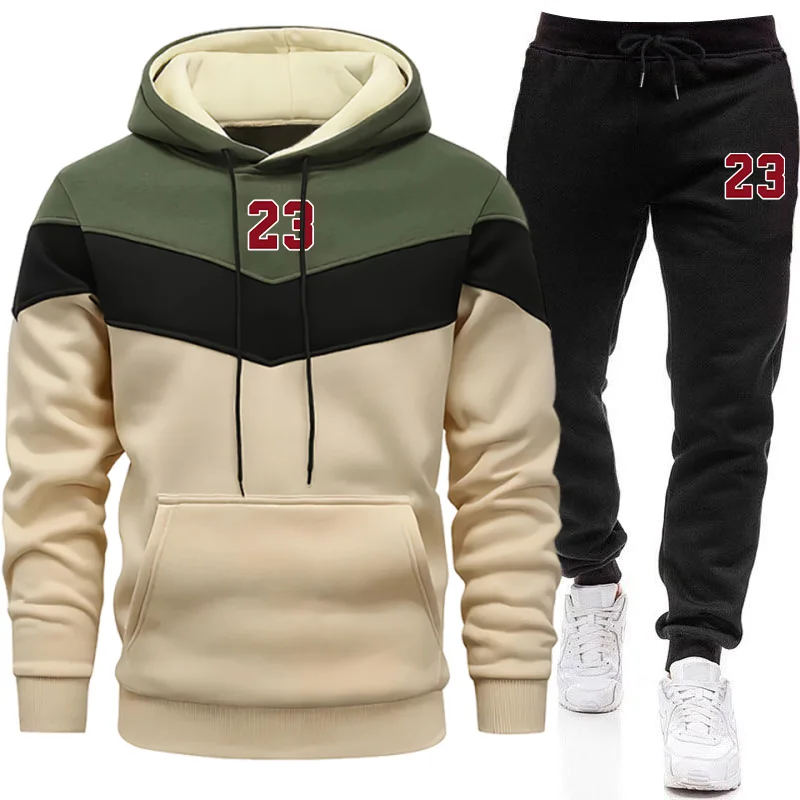 New Tracksuit for Man Casual H - Winter Clothing Matching review and price