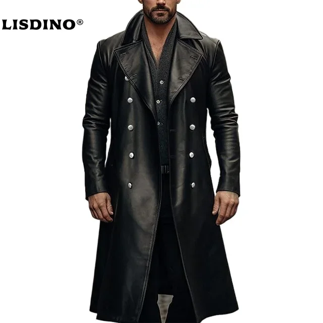 Leather Jacket Men Winter Flee - Winter Clothing Matching review and price