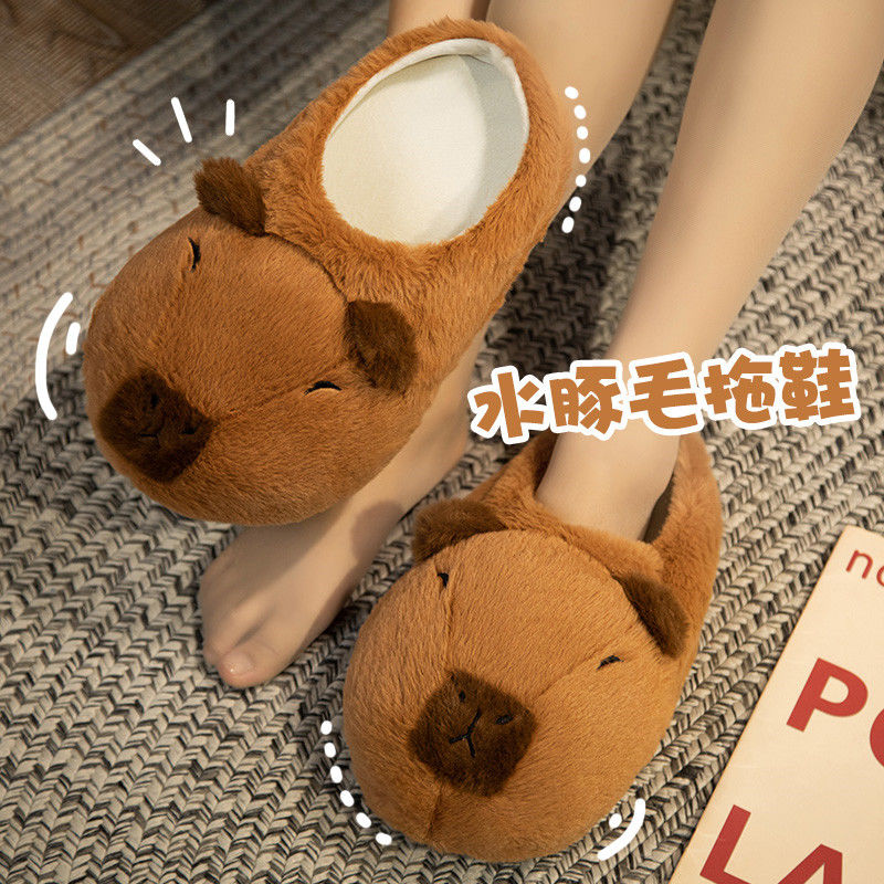 Novelty capybara slippers unis - Winter Clothing Material review and price