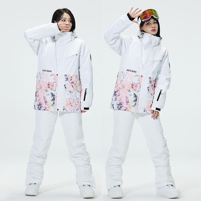 Color Block Ski Suit for Men a - Ski Pants Waterproof review and price