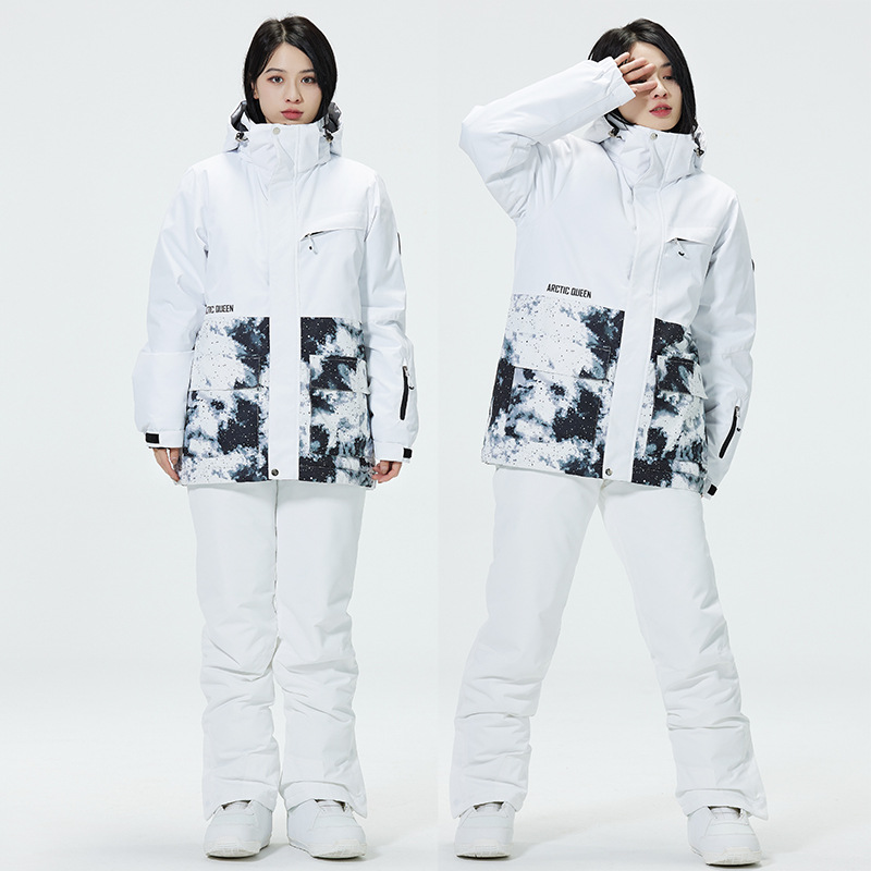 Color Block Ski Suit for Men a - Ski Pants Waterproof review and price