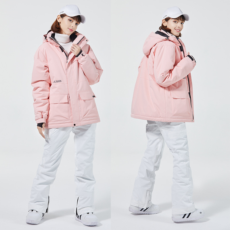10K Pure White Ski Suit for Wo - Ski Pants Waterproof review and price