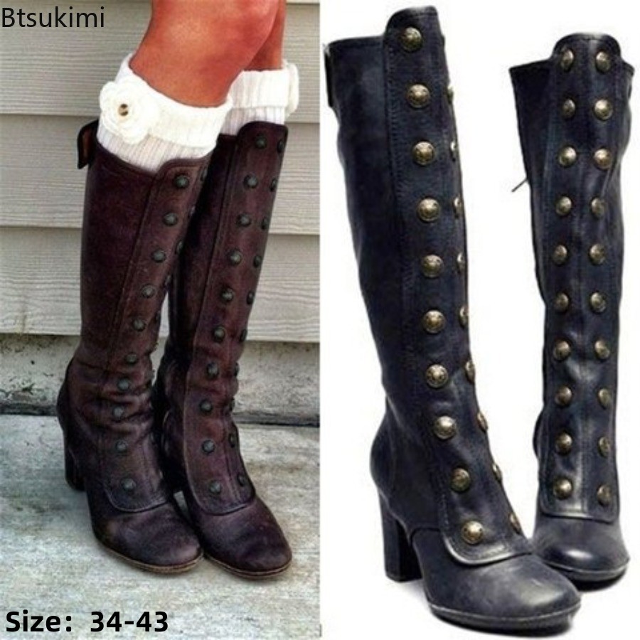 Retro Black Fashion Rivet Deco - Winter Clothing Material review and price