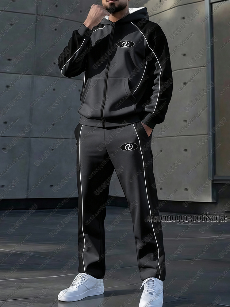 Autumn Winter New Men Tracksui - Winter Clothing Material review and price