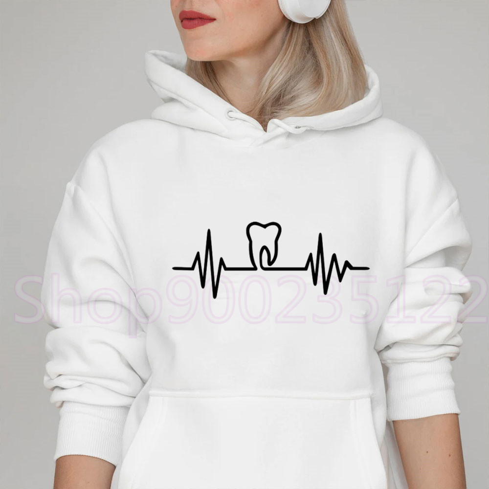 Heatbeat Hoodie Graphic Tooth  - Winter Clothing Drawing review and price