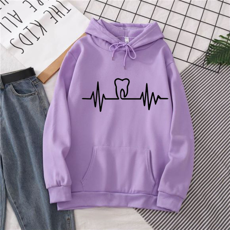 Heatbeat Hoodie Graphic Tooth  - Winter Clothing Drawing review and price