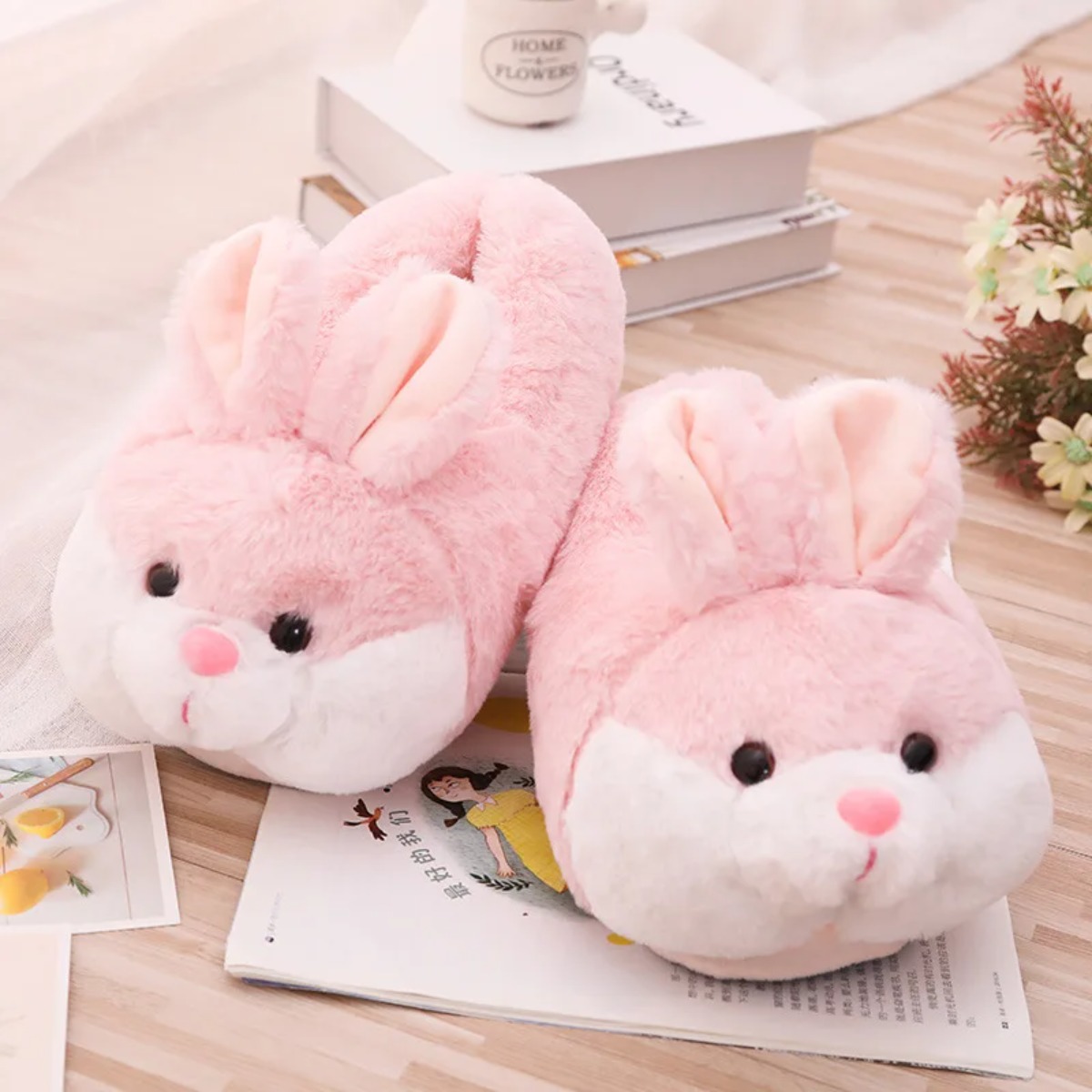 Women House Fur Slippers Casua - Winter Clothing Material review and price