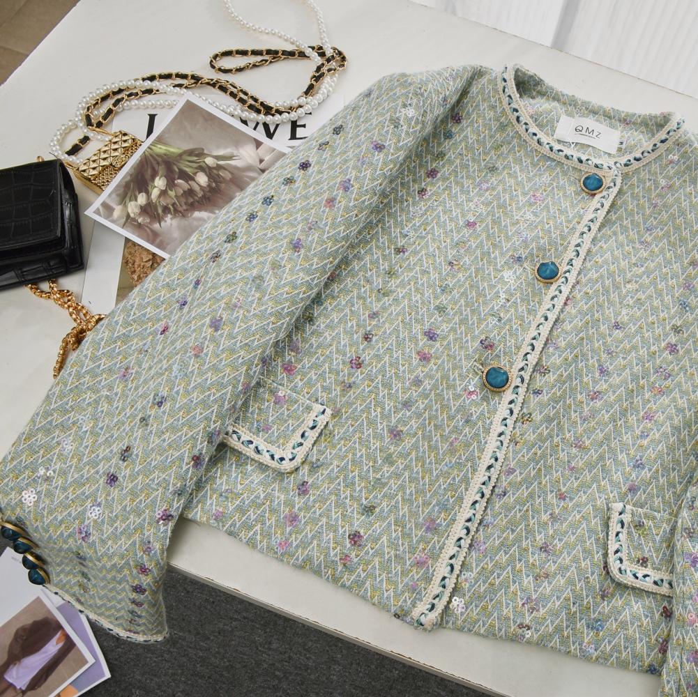 Women Elegant Tweed Luxury Sui - Winter Clothing Matching review and price