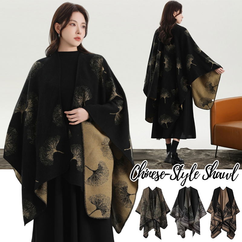 Printed Knitted Shawl for Wome - Winter Clothing Ideas For Women review and price