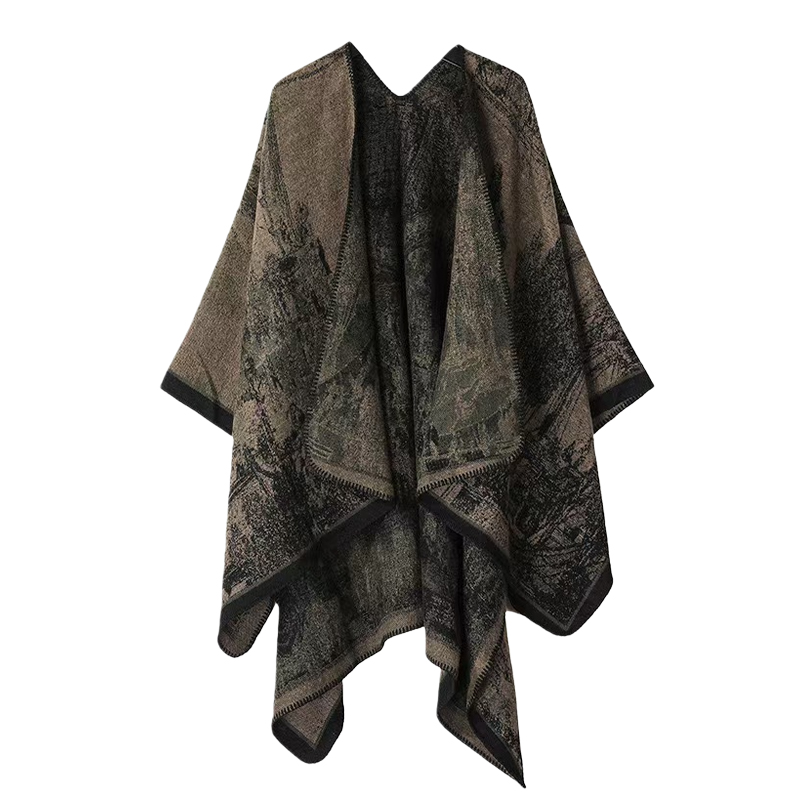 Printed Knitted Shawl for Wome - Winter Clothing Ideas For Women review and price