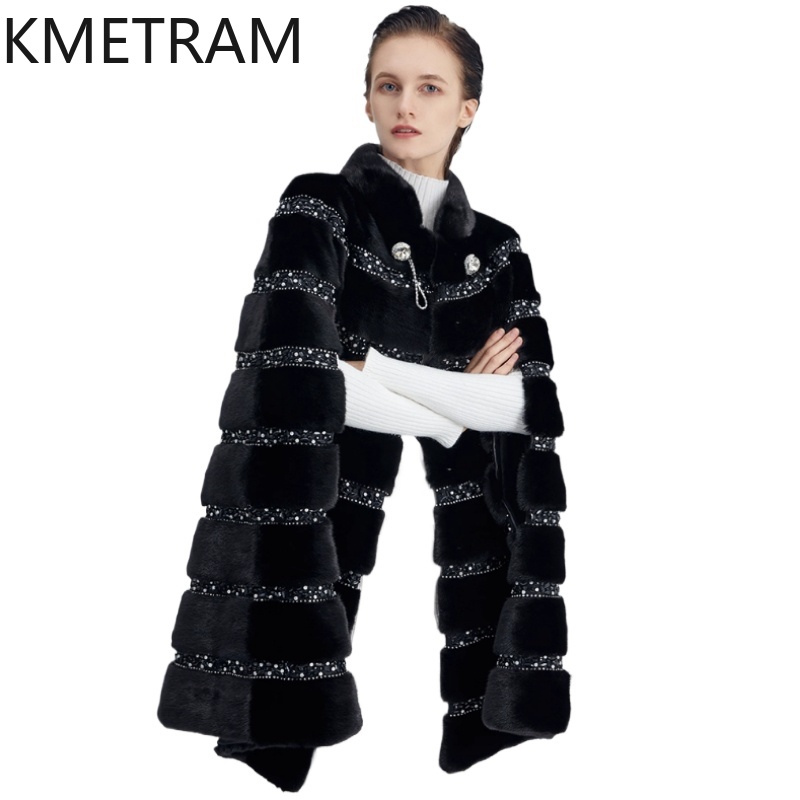 100% Natural Mink Fur Jacket W - Quality Winter Clothing Jacket review and price