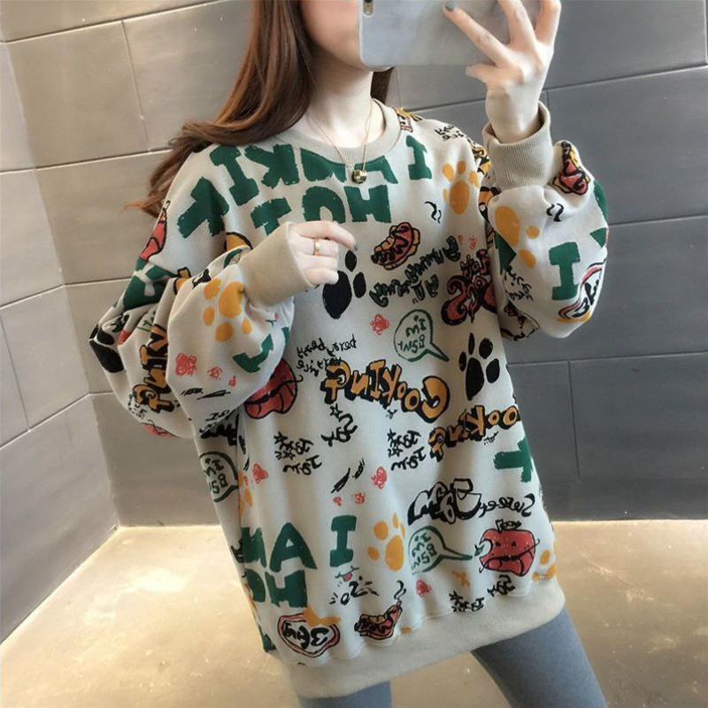 Casual Printed Loose Women's S - Winter Clothing Essentials For Women review and price