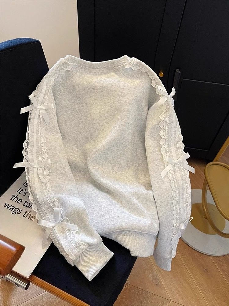 Round Neck Pearl Women's Sweat - Winter Clothing Essentials For Women review and price
