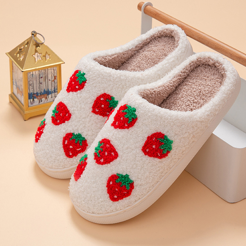 Strawberry Women's Slippers Ho - Winter Clothing Material review and price