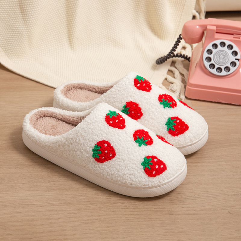 Strawberry Women's Slippers Ho - Winter Clothing Material review and price