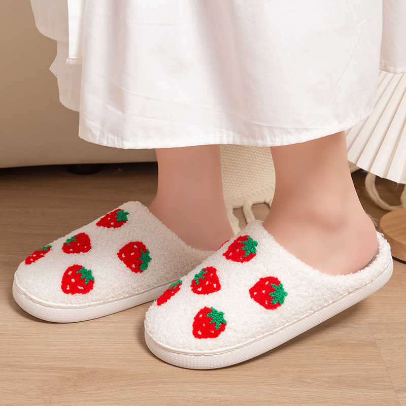 Strawberry Women's Slippers Ho - Winter Clothing Material review and price